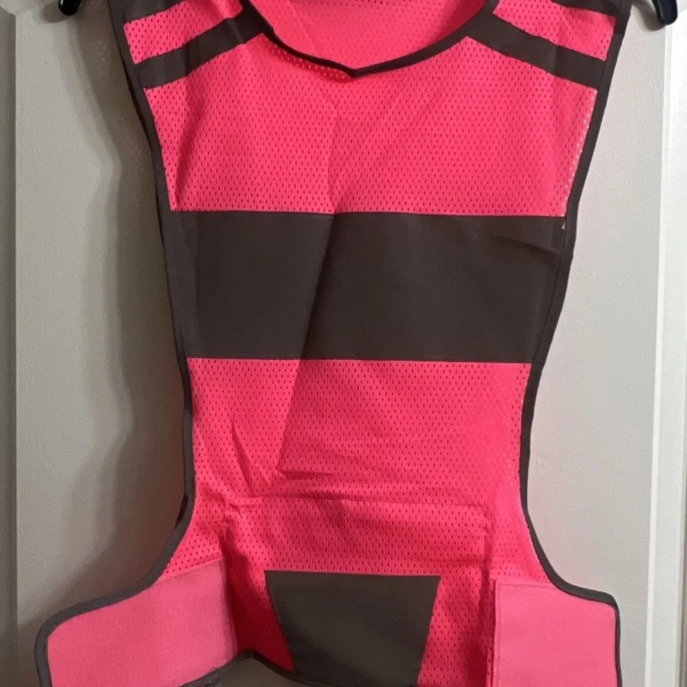 Pink and Gray Kids Safety Vest
